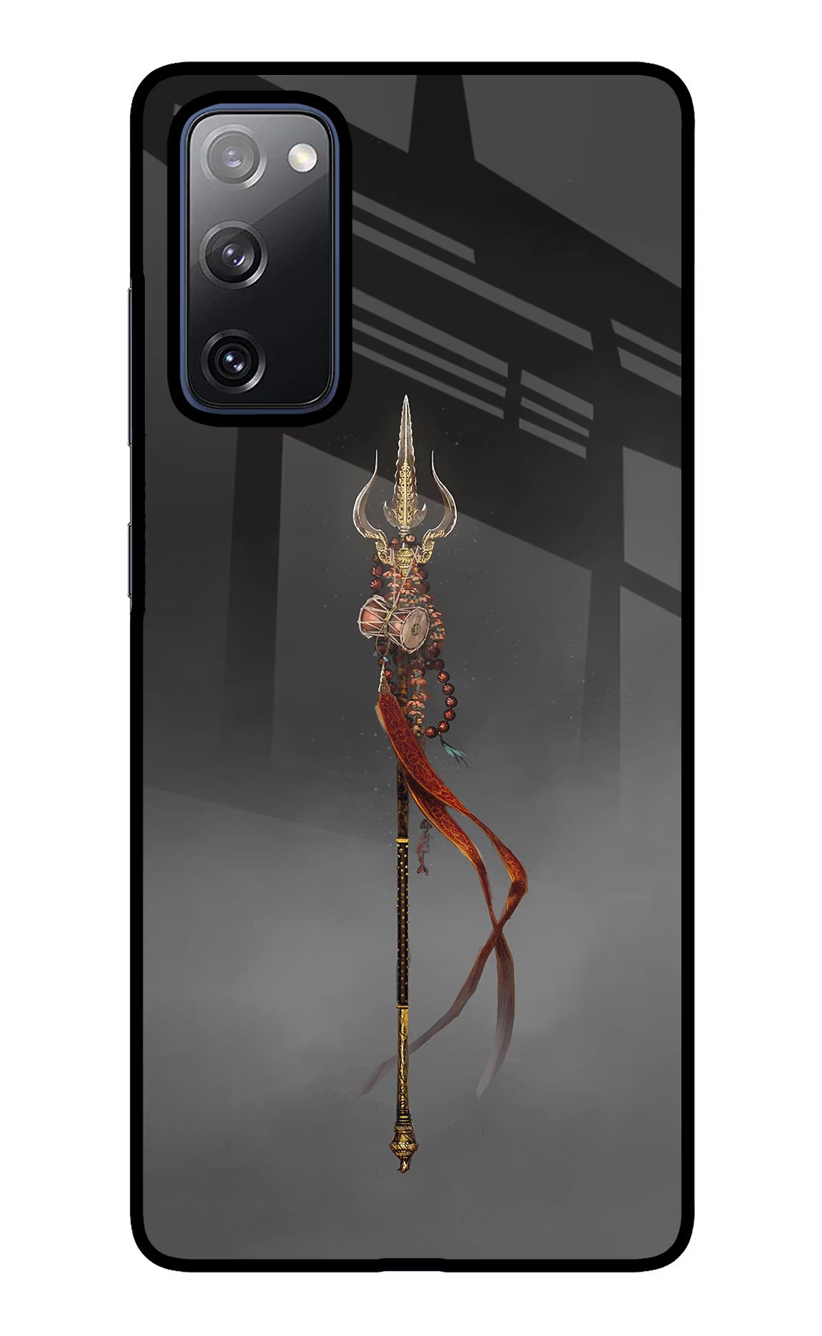 Shiv Trishul Samsung S20 FE Glass Case Back Cover by Casekaro