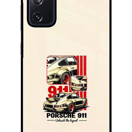 Classic Porsche 911 Samsung S20 FE Glass Case