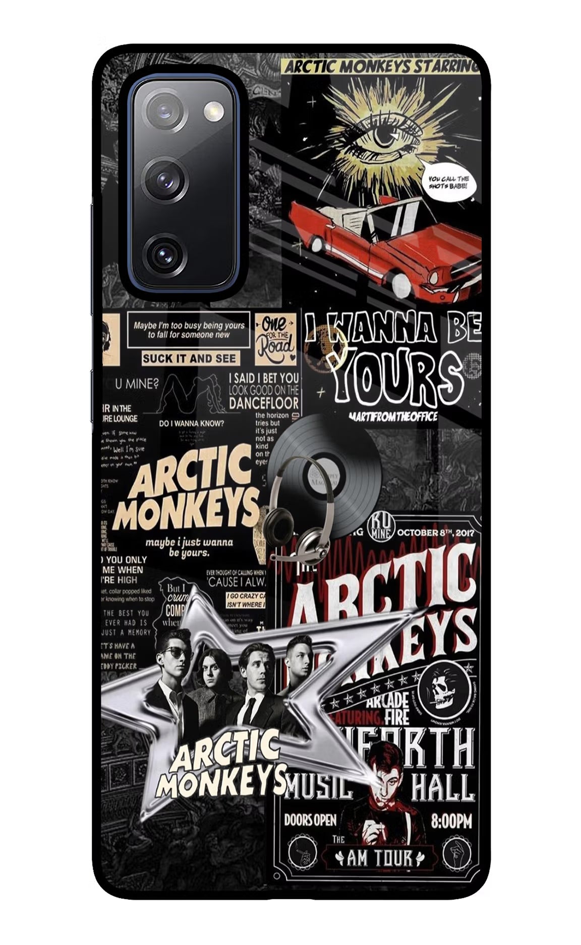 Arctic Monkeys Samsung S20 FE Glass Case Back Cover by Casekaro