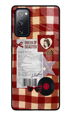 Queen of Disaster Samsung S20 FE Glass Case