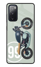 Classic Cafe Racer 99 Samsung S20 FE Glass Case