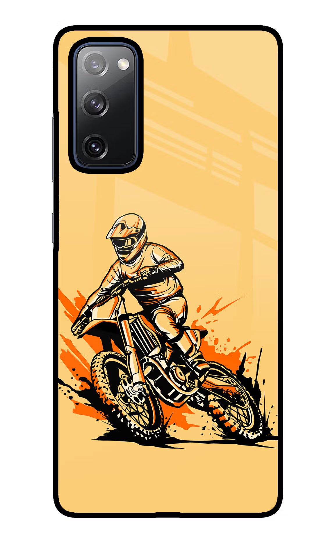 Off-Road Fury Samsung S20 FE Glass Case Back Cover by Casekaro