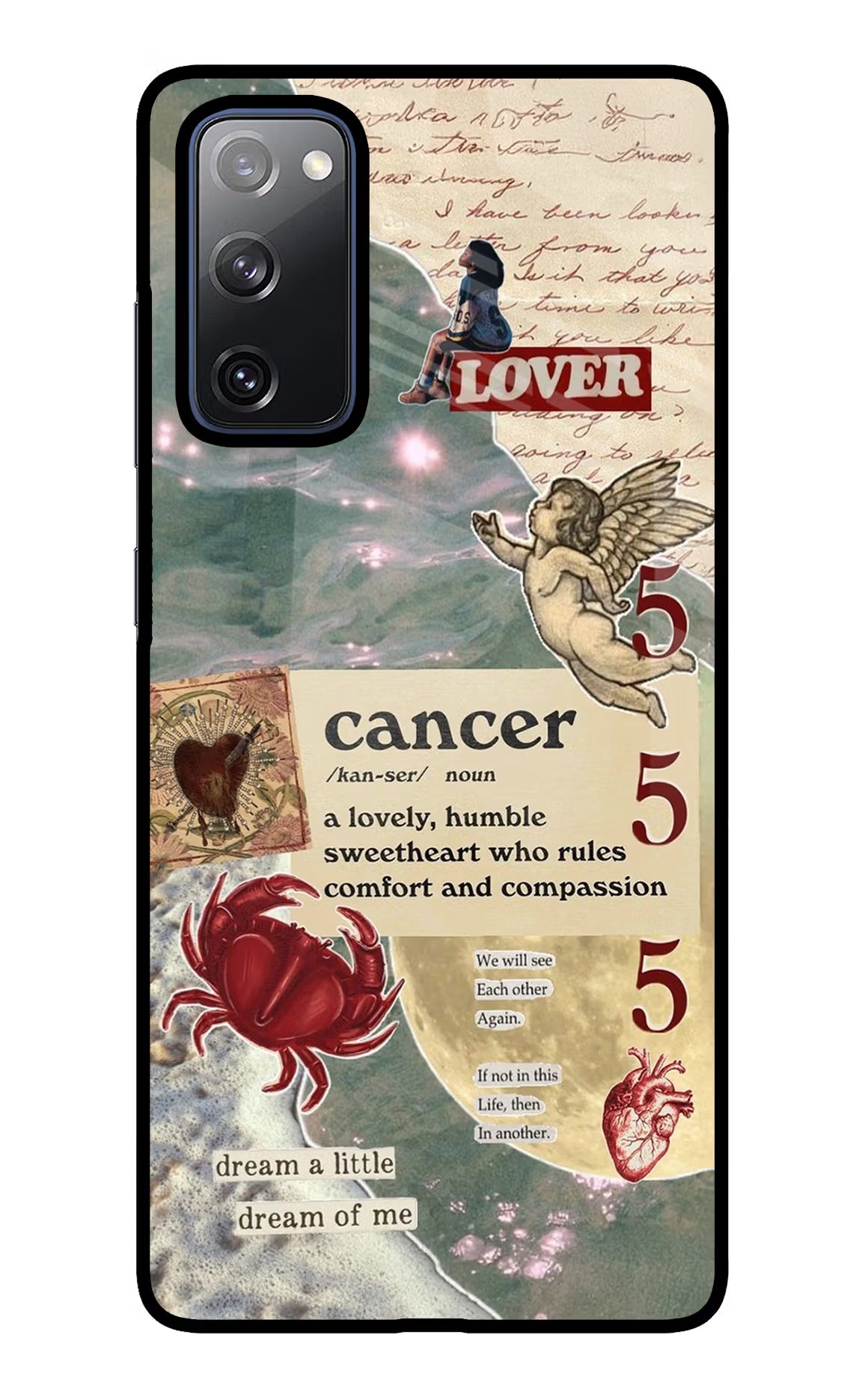 Cancer Zodiac Samsung S20 FE Glass Case