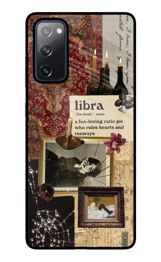 Libra Zodiac Samsung S20 FE Glass Case