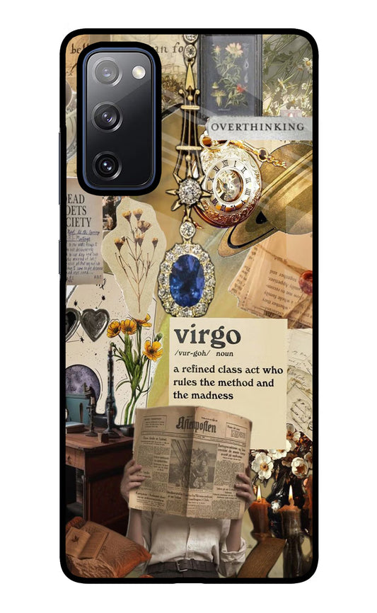 Virgo Zodiac Samsung S20 FE Glass Case