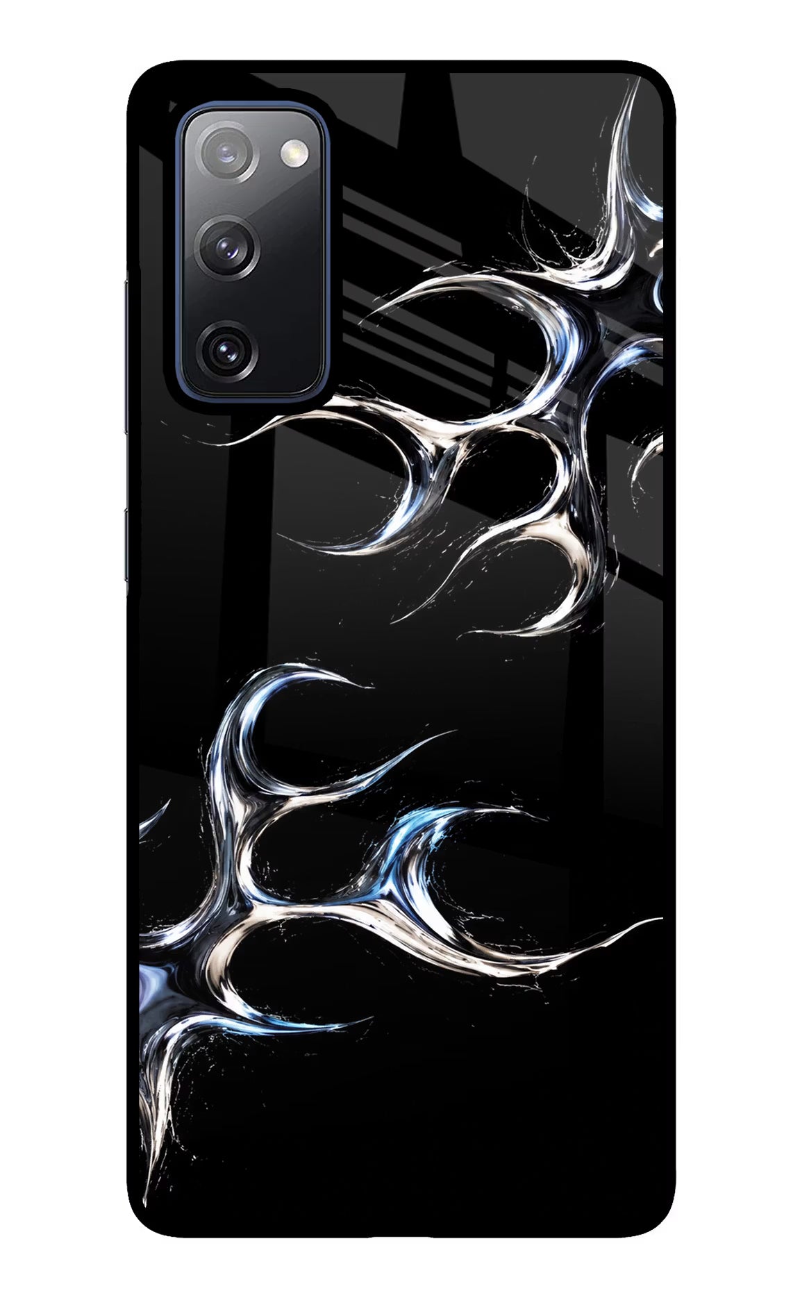 Chrome Tribal Samsung S20 FE Glass Case Back Cover by Casekaro