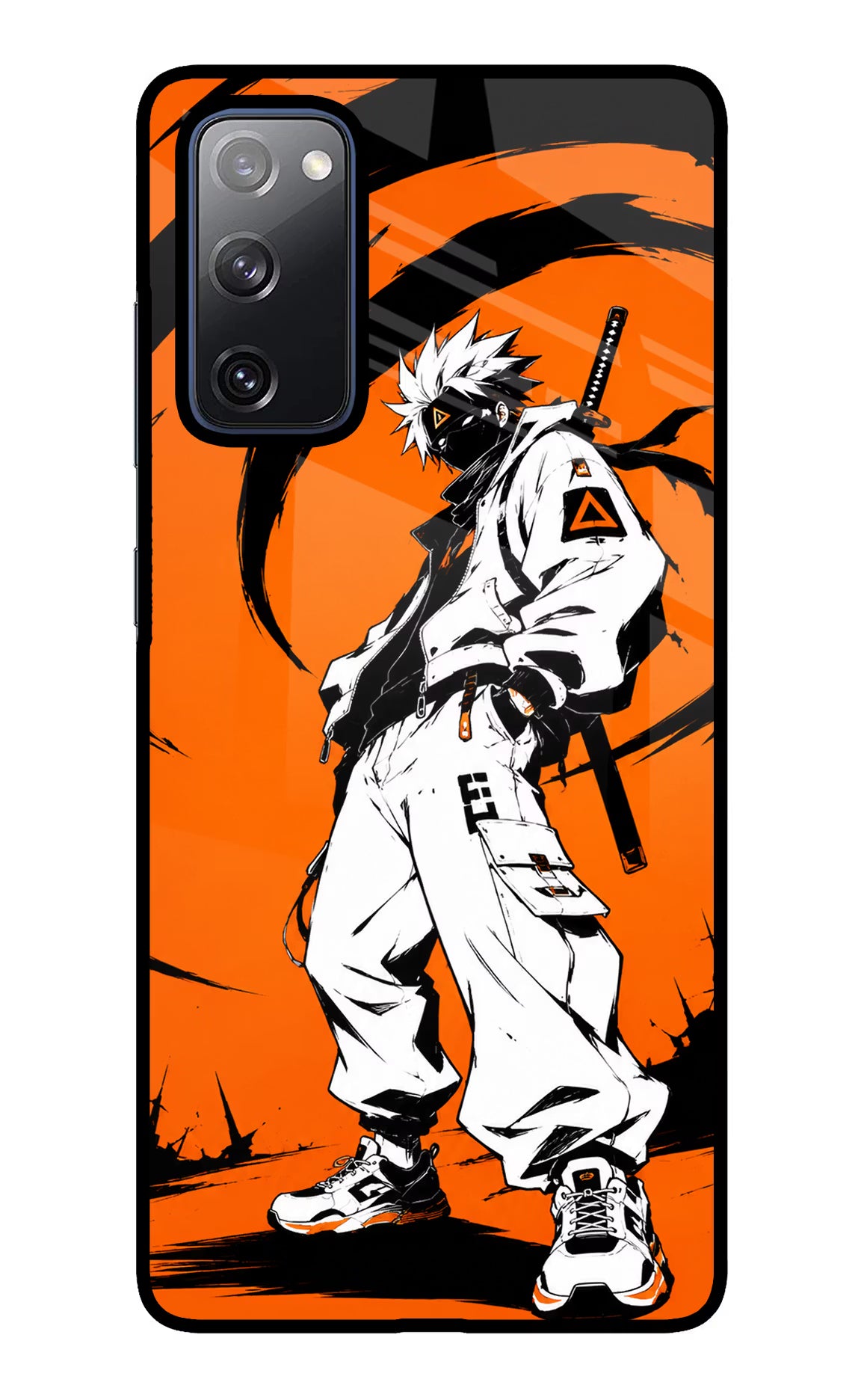 Street Samurai  Samsung S20 FE Glass Case Back Cover by Casekaro