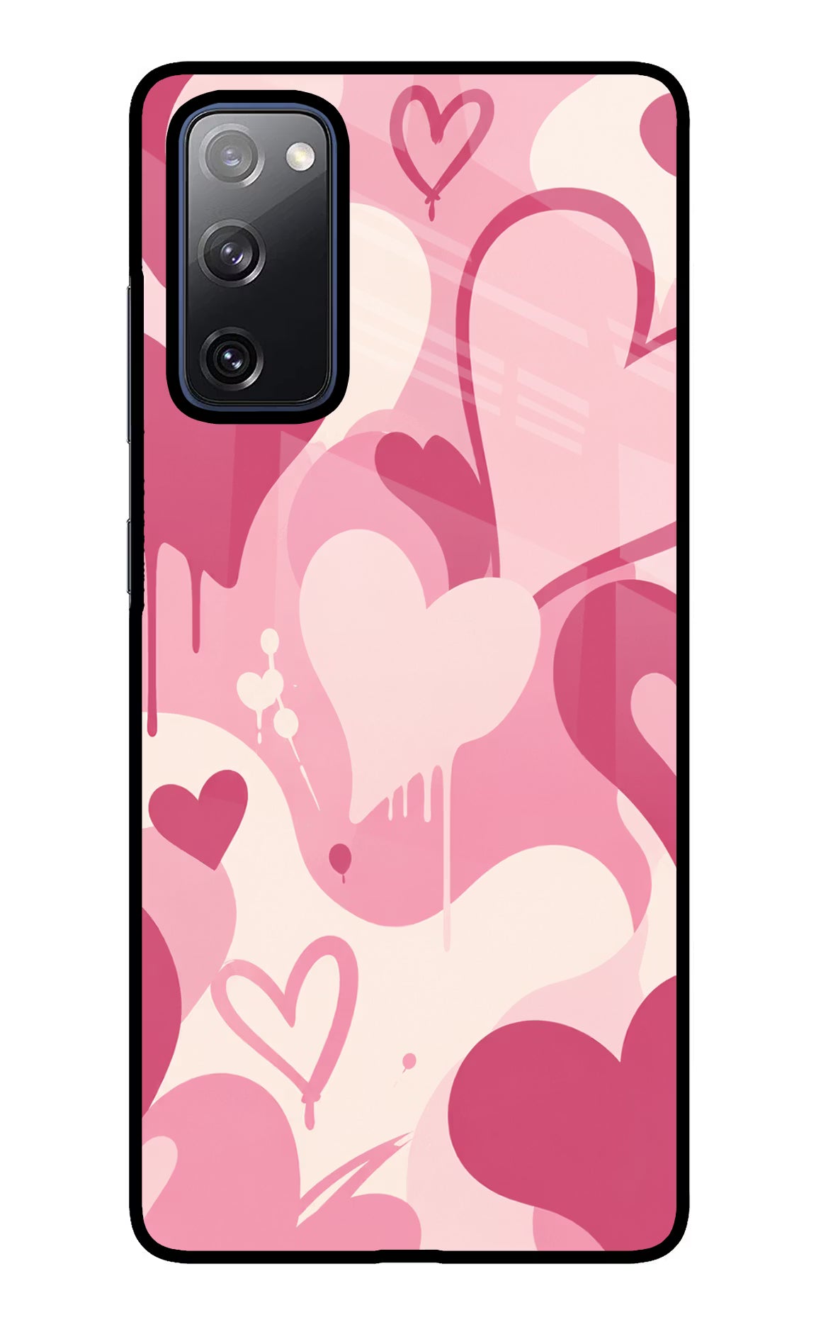 Hearty case Samsung S20 FE Glass Case Back Cover by Casekaro