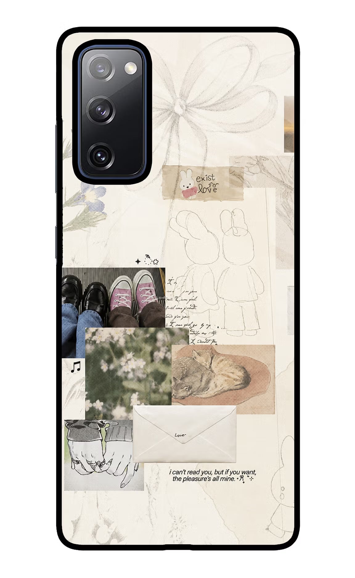 Soft Aesthetic Samsung S20 FE Glass Case