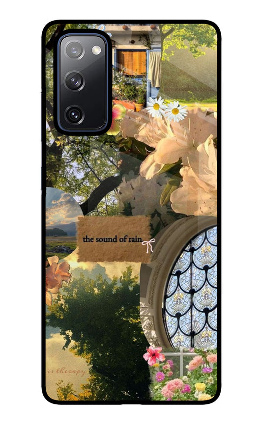 Rain Samsung S20 FE Glass Case