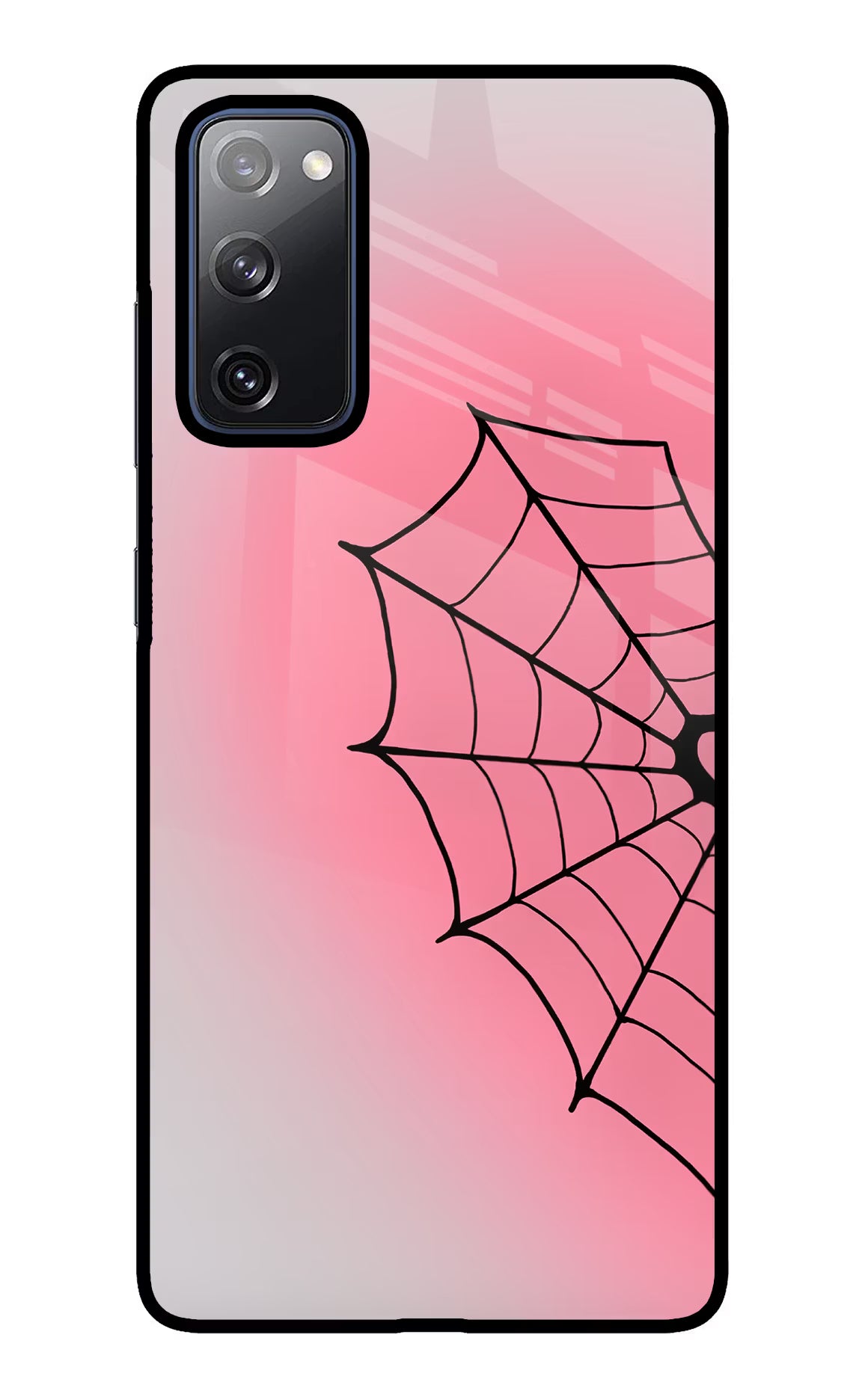 Pink Web Samsung S20 FE Glass Case