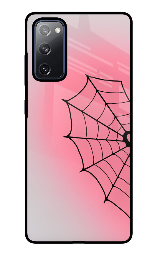 Pink Web Samsung S20 FE Glass Case