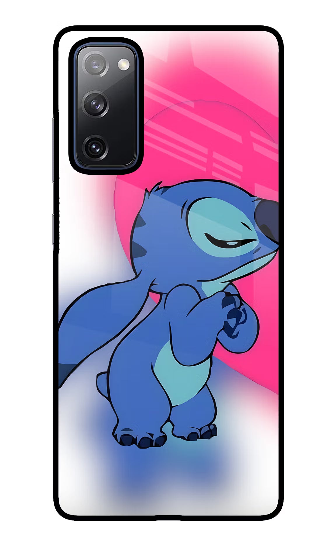 Stitch Hug Samsung S20 FE Glass Case