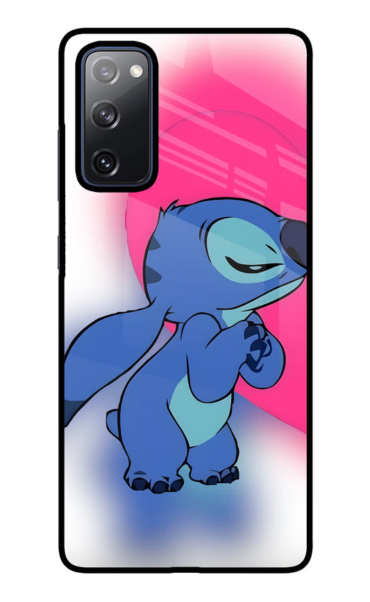 Stitch Hug Samsung S20 FE Glass Case