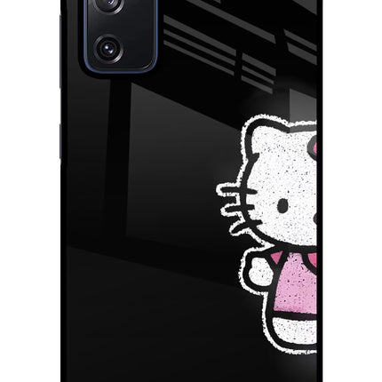 Kitty Charm Samsung S20 FE Glass Case