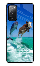 Dolphin vs Cow Samsung S20 FE Glass Case