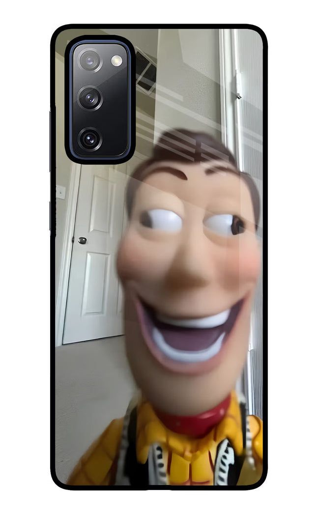 Side Eye Woody Samsung S20 FE Glass Case