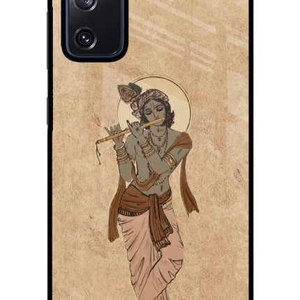 Krishna Samsung S20 FE Glass Case Back Cover by Casekaro