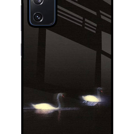 Silent Swans Samsung S20 FE Glass Case Back Cover by Casekaro