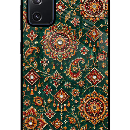 Green Pataka Samsung S20 FE Glass Case