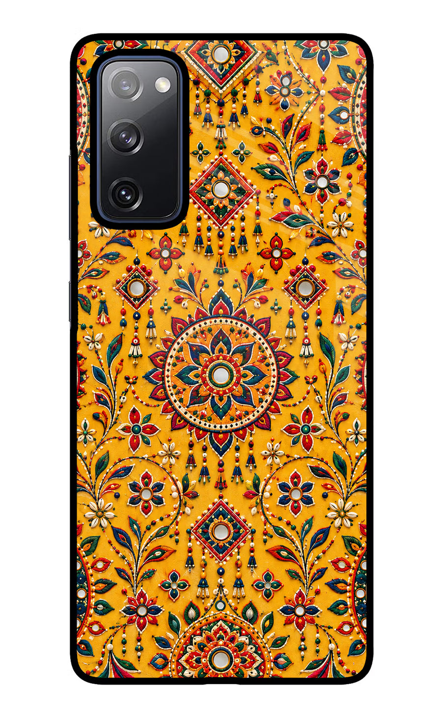 Sunlit Aura Samsung S20 FE Back Cover, Glass case