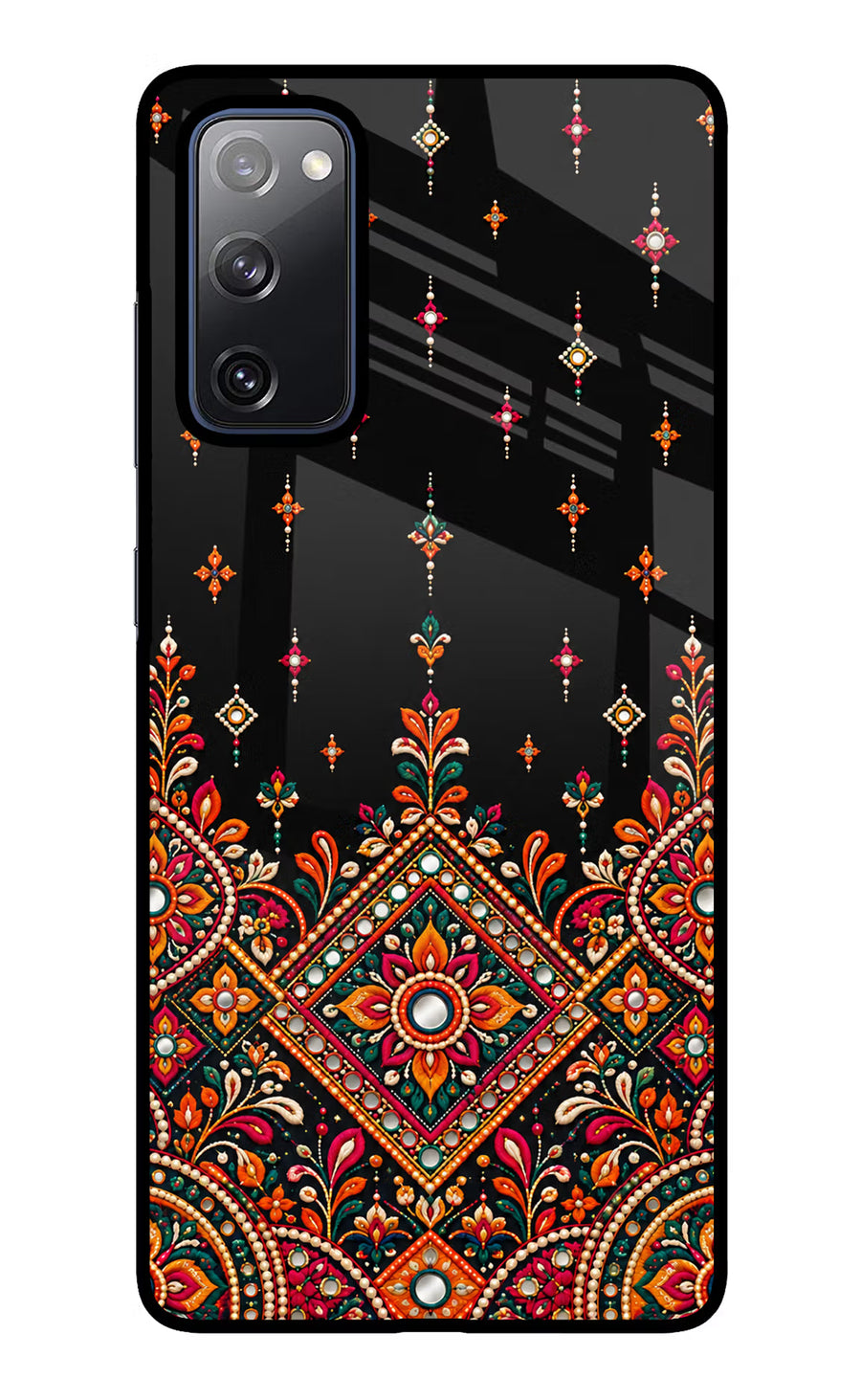 Noir Mehfil Samsung S20 FE Back Cover, Glass case