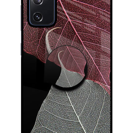 Leaf Pattern Samsung S20 FE Glass Case