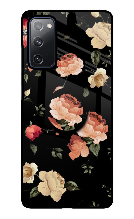 Flowers Samsung S20 FE Glass Case