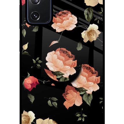 Flowers Samsung S20 FE Glass Case