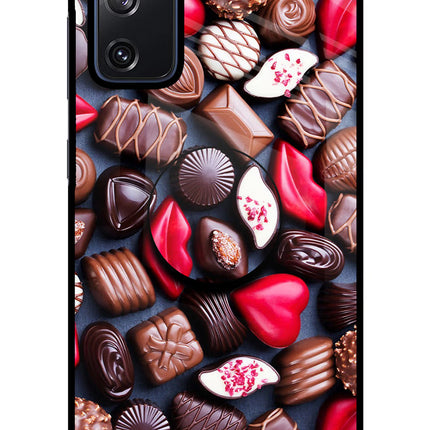 Chocolates Samsung S20 FE Glass Case