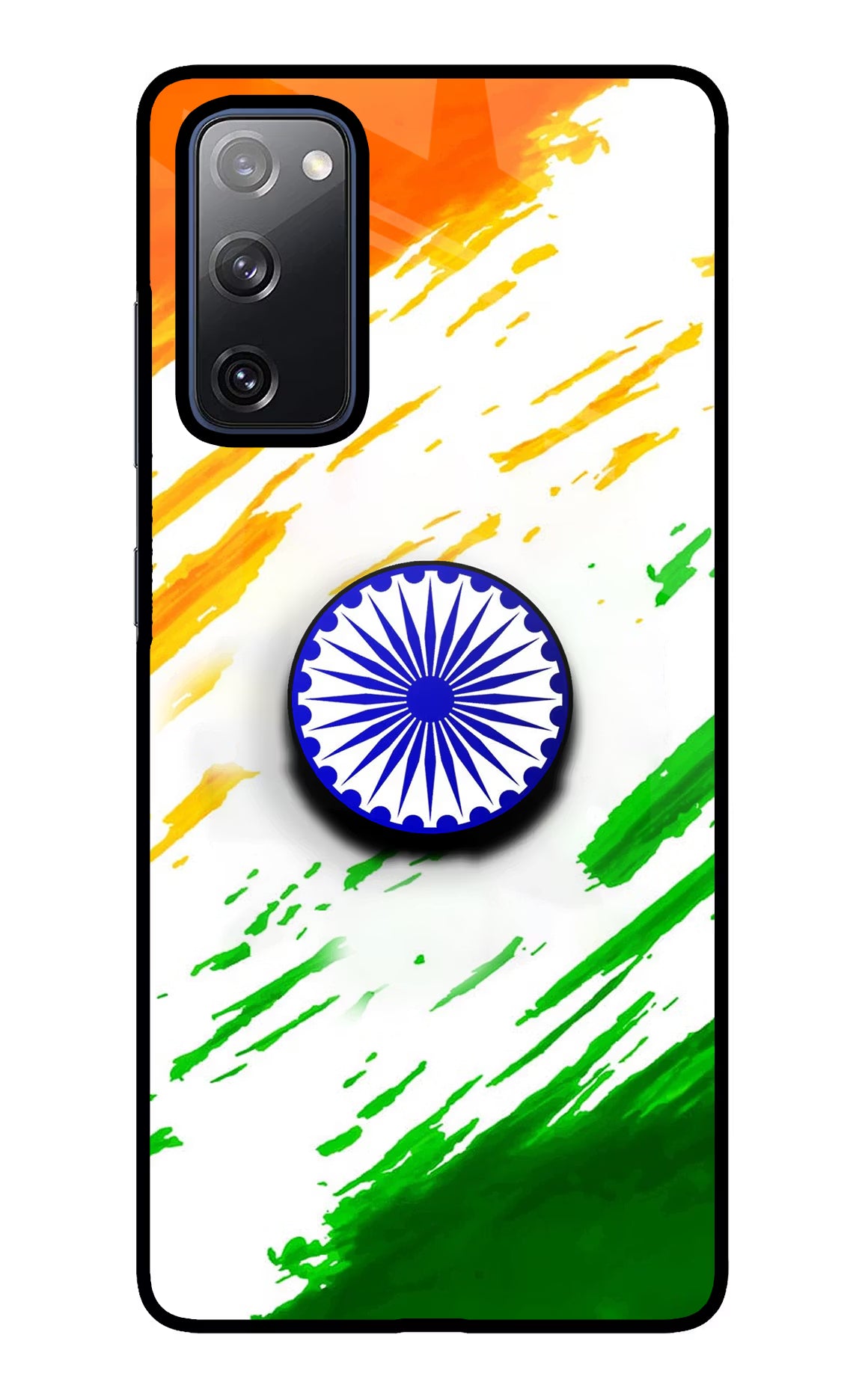 Indian Flag Ashoka Chakra Samsung S20 FE Pop Case by Casekaro
