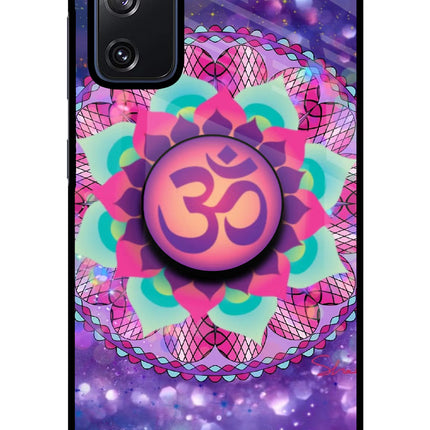 Om Purple Samsung S20 FE Glass Case