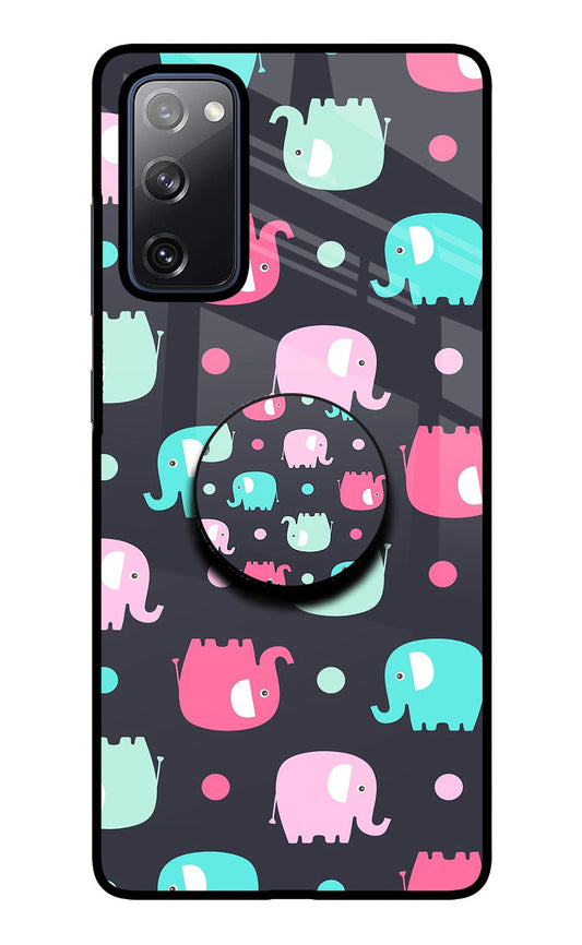 Baby Elephants Samsung S20 FE Glass Case