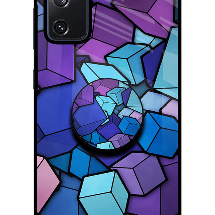 Cubic Abstract Samsung S20 FE Glass Case