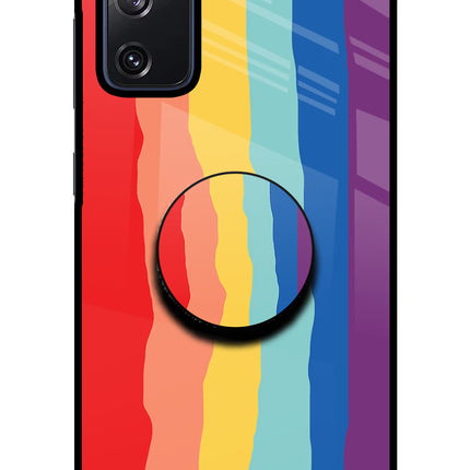 Rainbow Samsung S20 FE Glass Case