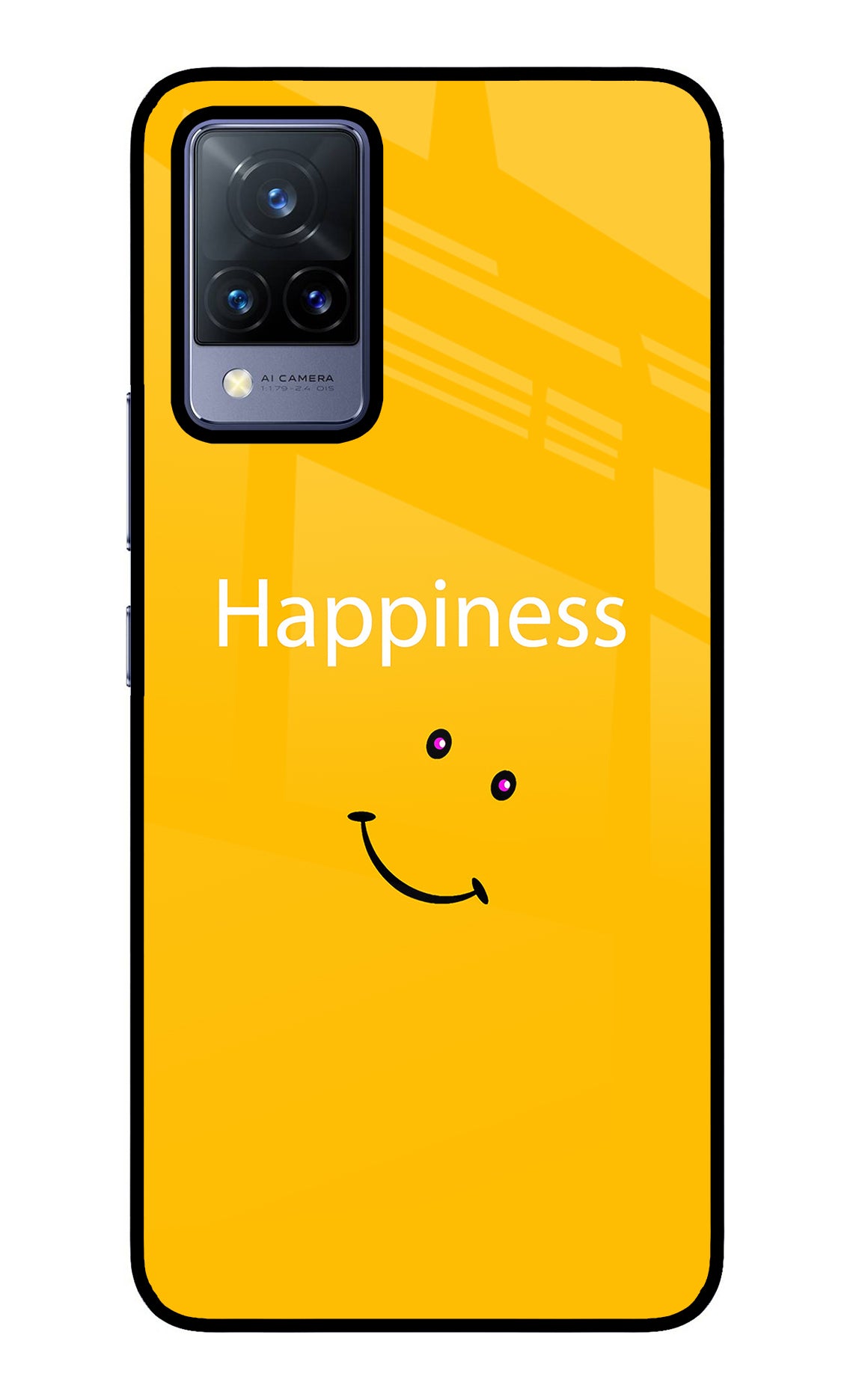 Happiness With Smiley Vivo V21 Back Cover