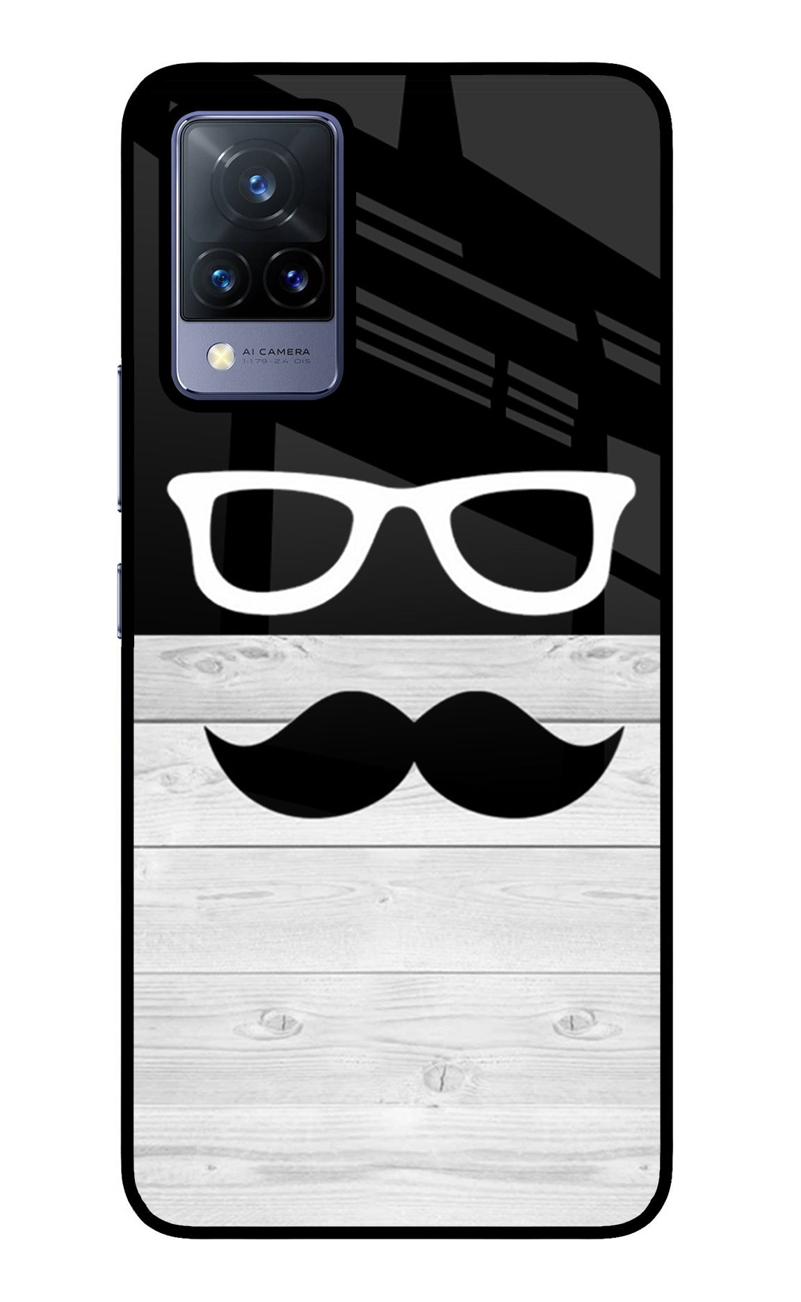 Mustache Vivo V21 Back Cover