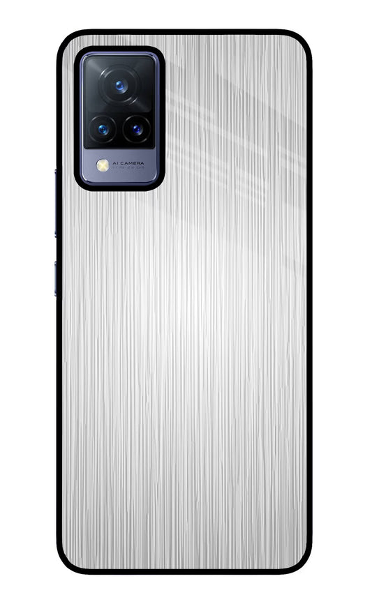 Wooden Grey Texture Vivo V21 Glass Case