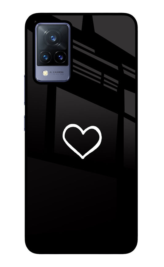 Heart Vivo V21 Glass Case