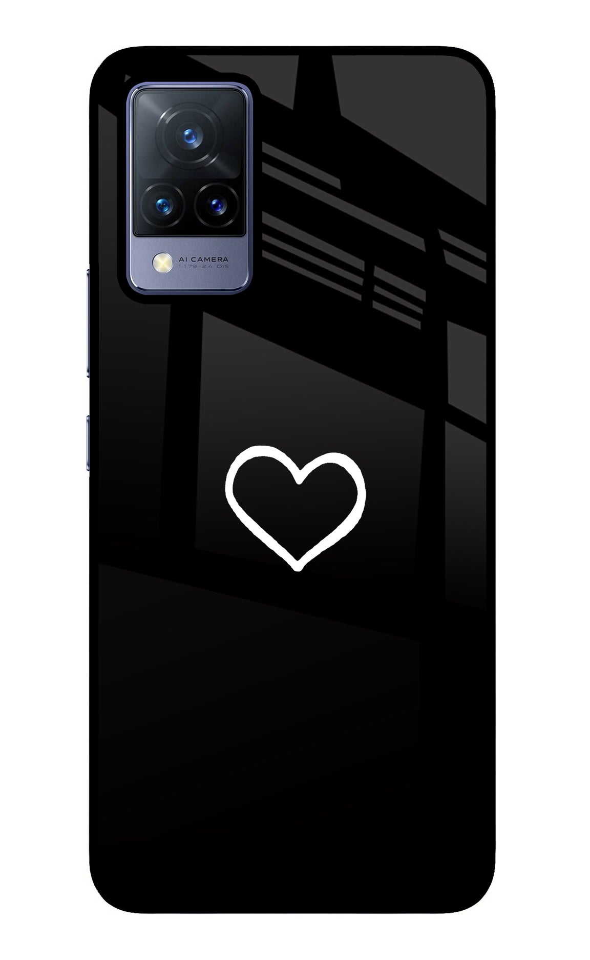 Heart Vivo V21 Back Cover