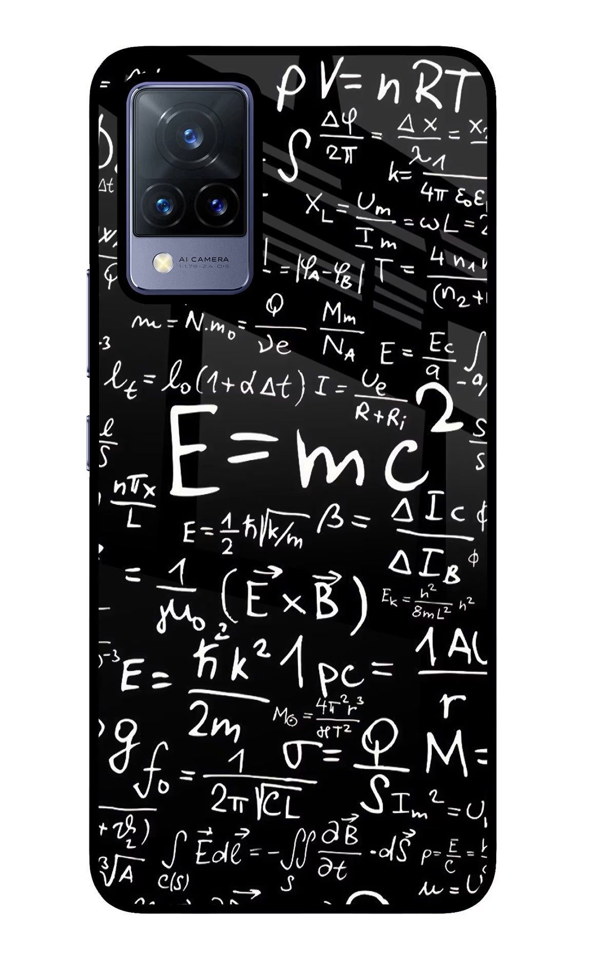 Physics Formula Vivo V21 Glass Case Back Cover by Casekaro
