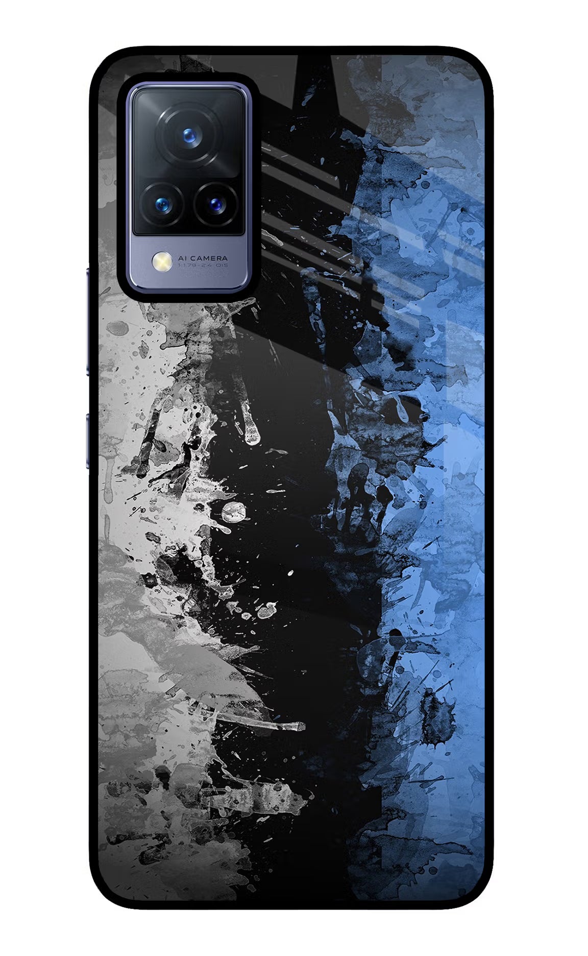Artistic Design Vivo V21 Glass Case Back Cover by Casekaro
