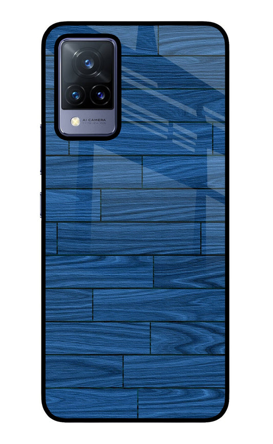 Wooden Texture Vivo V21 Glass Case