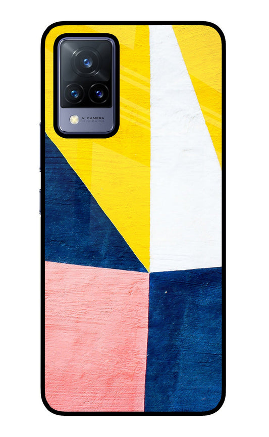 Colourful Art Vivo V21 Glass Case