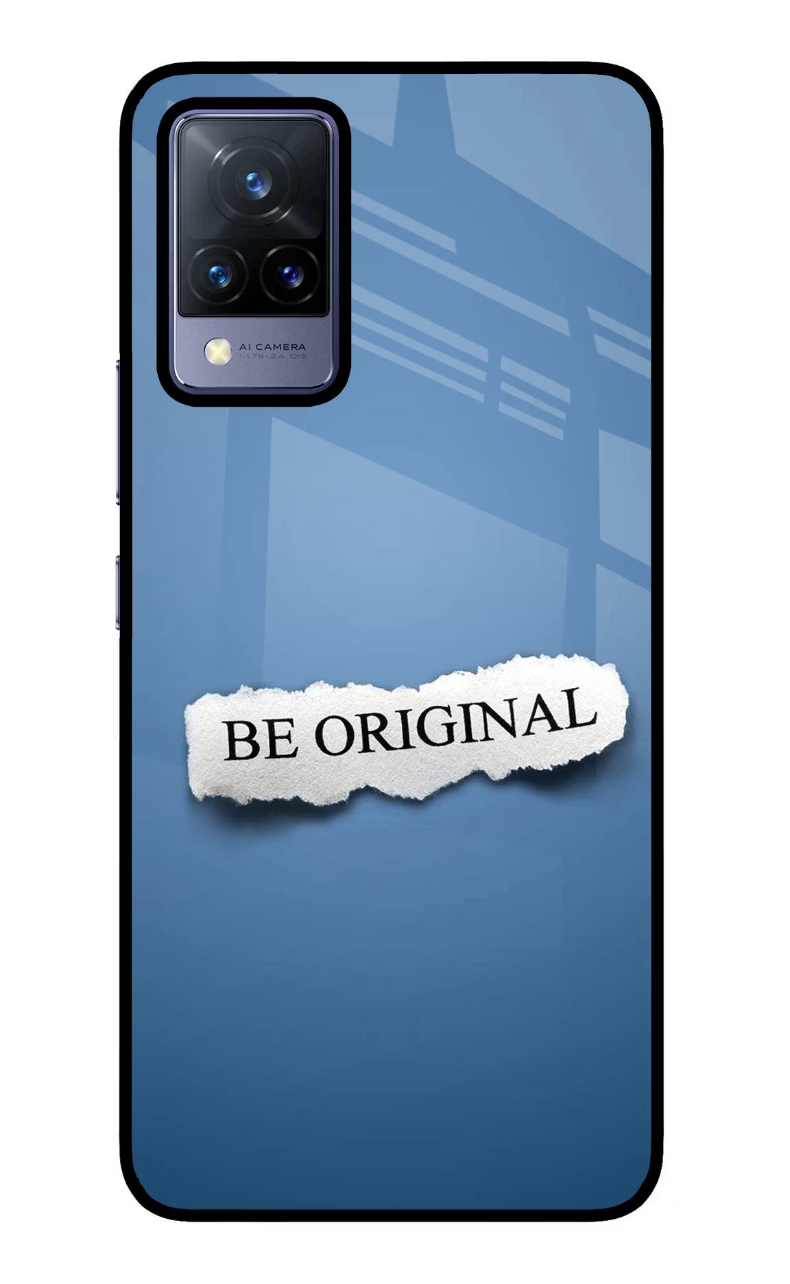 Be Original Vivo V21 Glass Case Back Cover by Casekaro