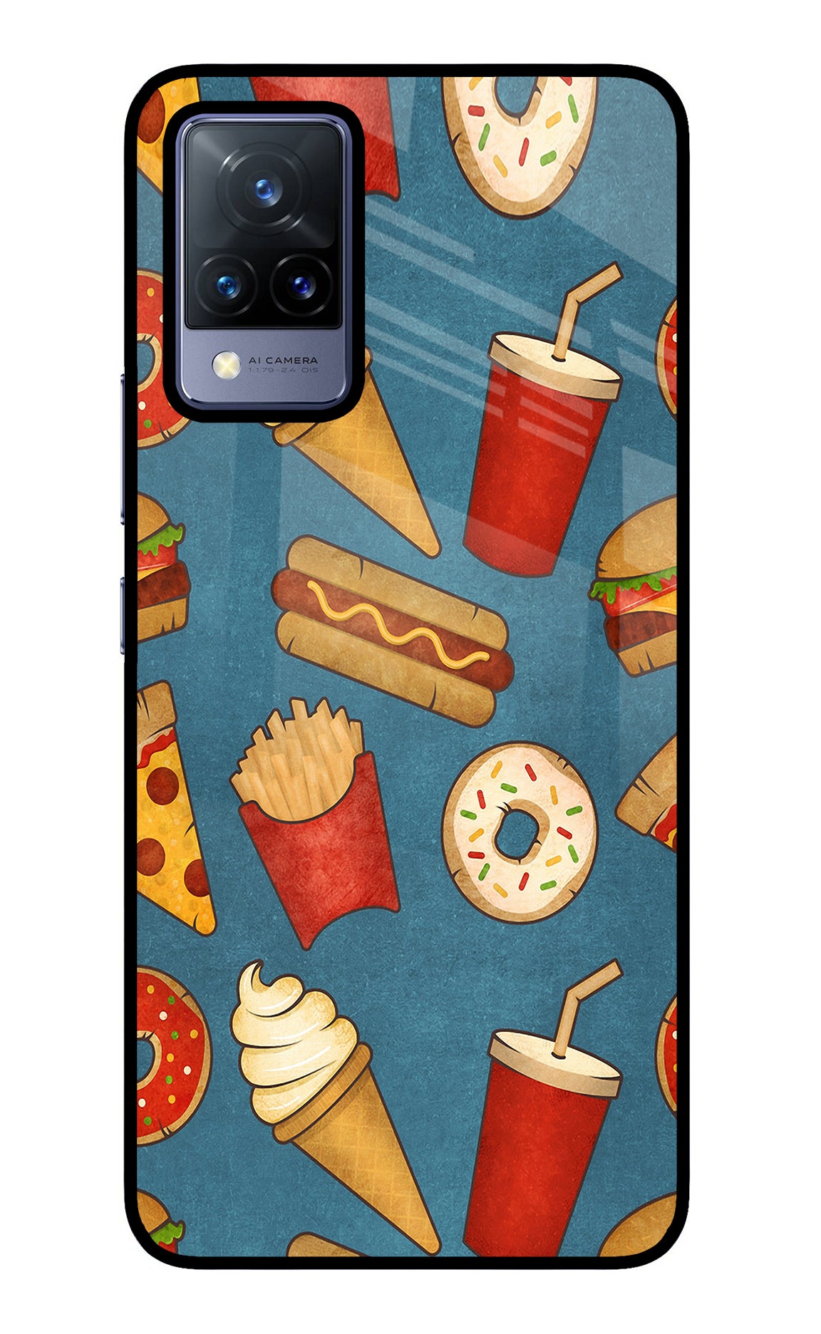 Foodie Vivo V21 Back Cover