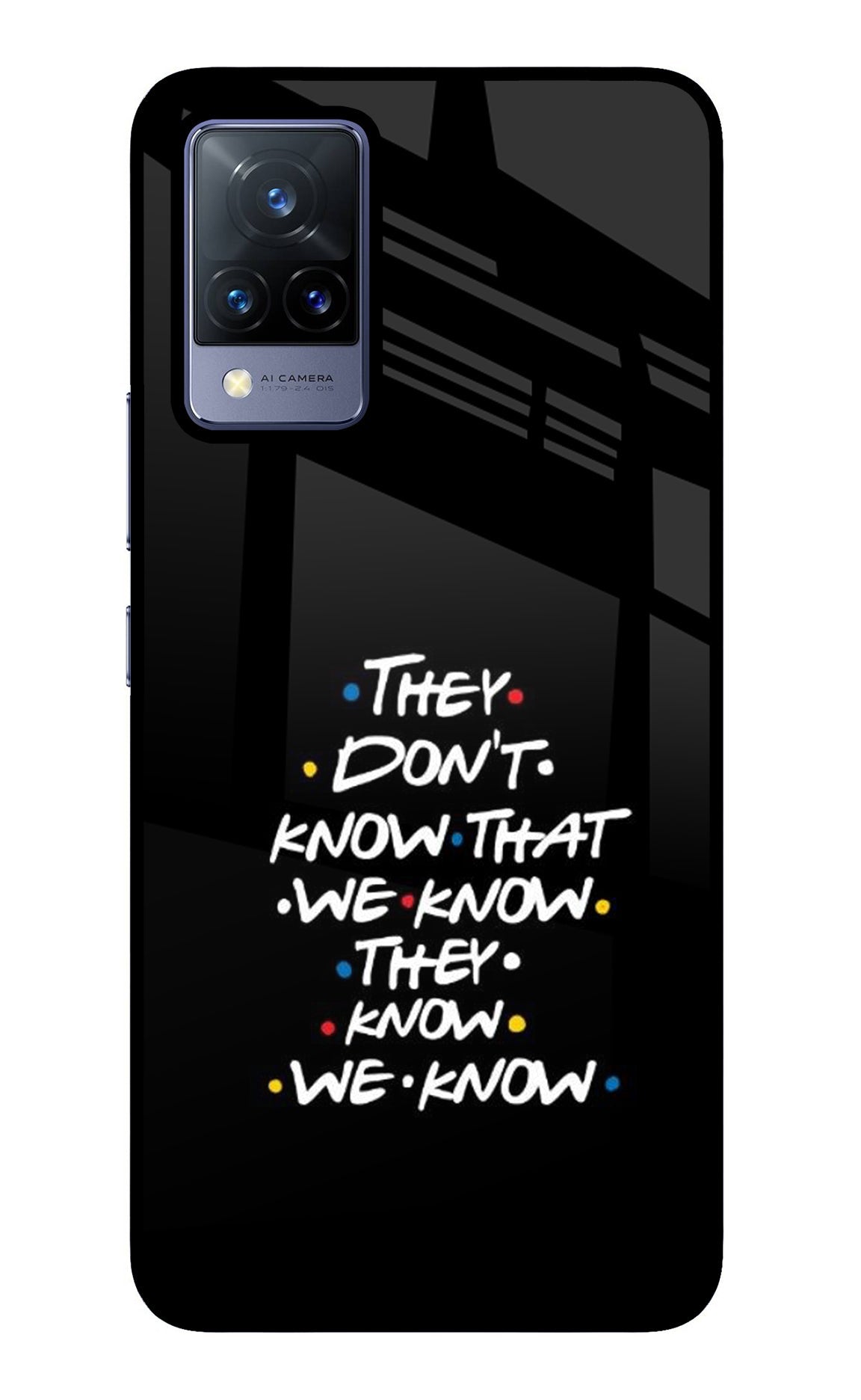 FRIENDS Dialogue Vivo V21 Back Cover