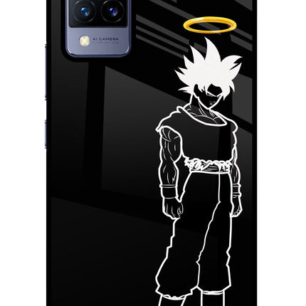 DBS Character Vivo V21 Glass Case Back Cover by Casekaro
