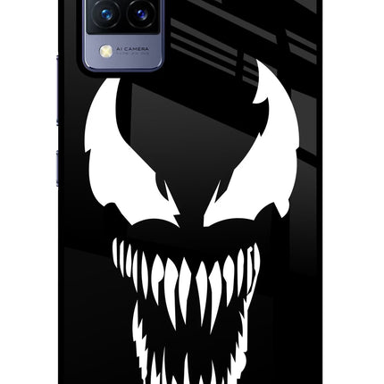 Venom Vivo V21 Glass Case Back Cover by Casekaro