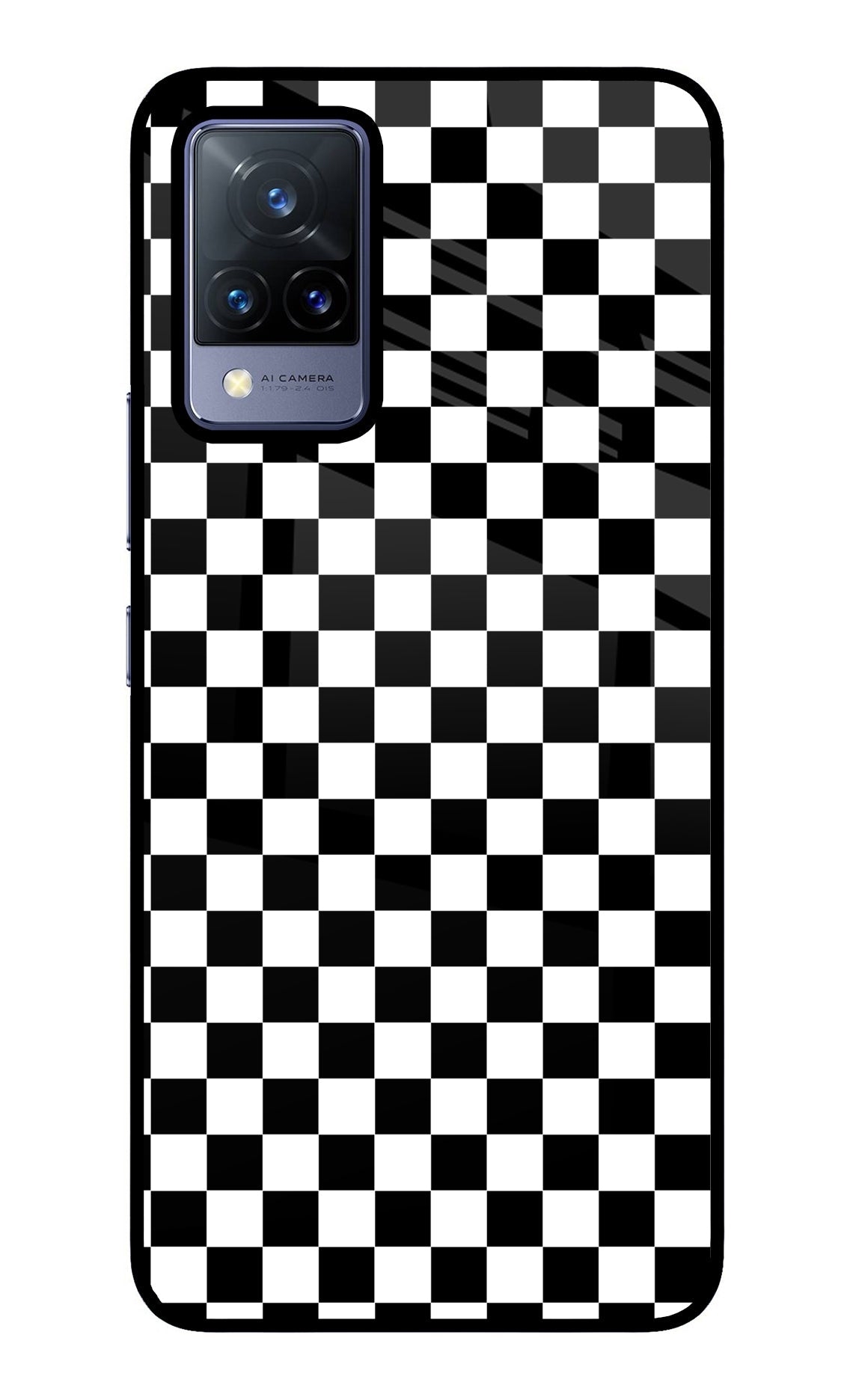 Chess Board Vivo V21 Glass Case